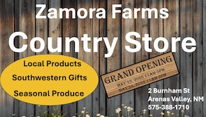 You are invited to visit the Zamora Farms Country Store's grand opening Mary 23 and 24, 2025